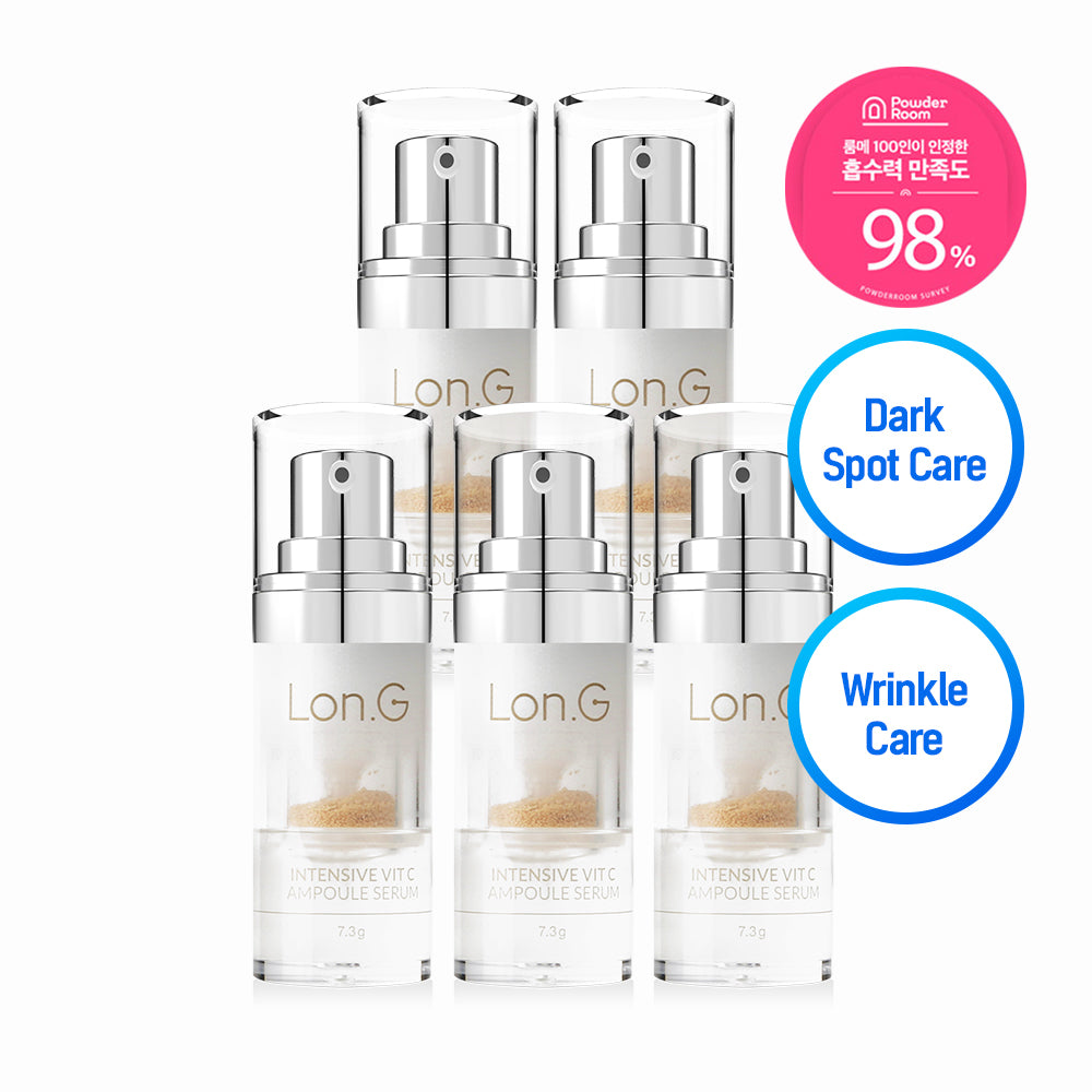 Lon.G Intensive Vitamin C Ampoule Serum 5-week Set