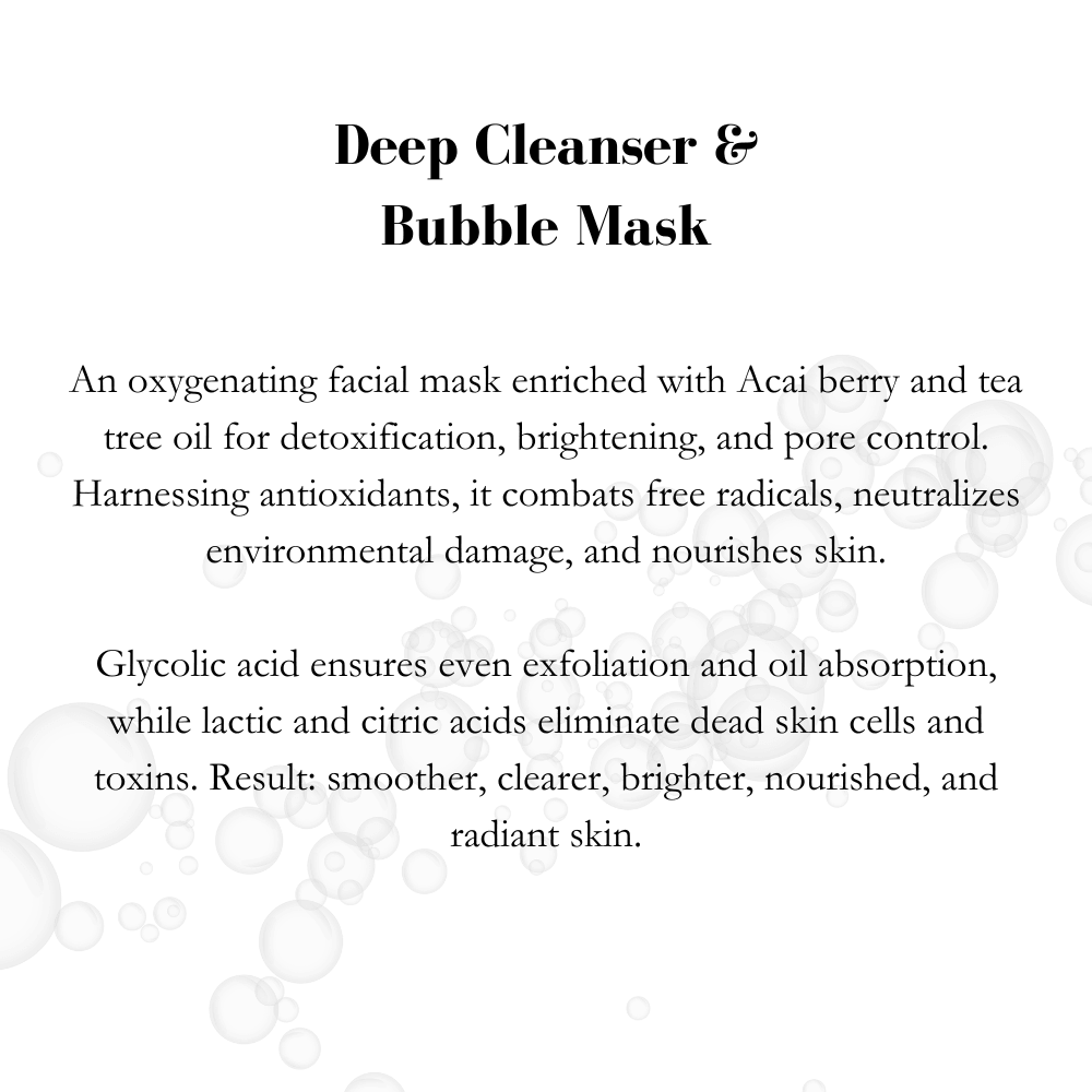 The atomic 8 oxygenating face mask product details page.