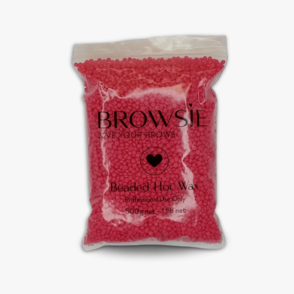 JAX WAX AUSTRALIA Browsie Hard Bead Wax Wax. Front image of the product. White background