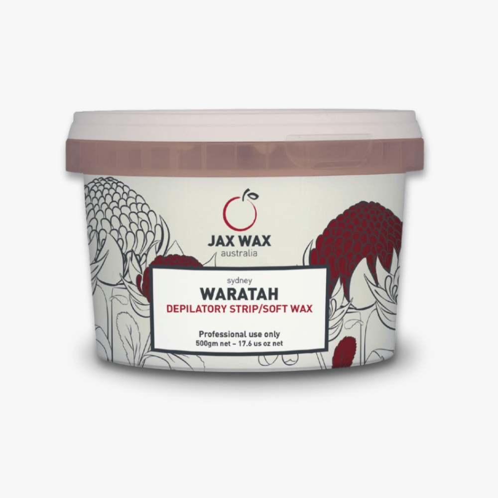 Sydney Waratah Soft Wax. Front image of the product. White background.