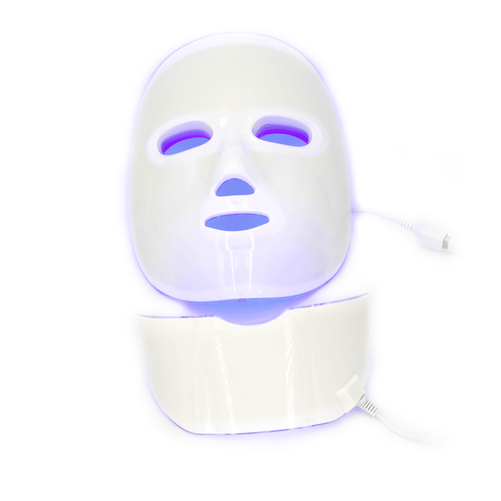 LED Face Mask. Blue light therapy.