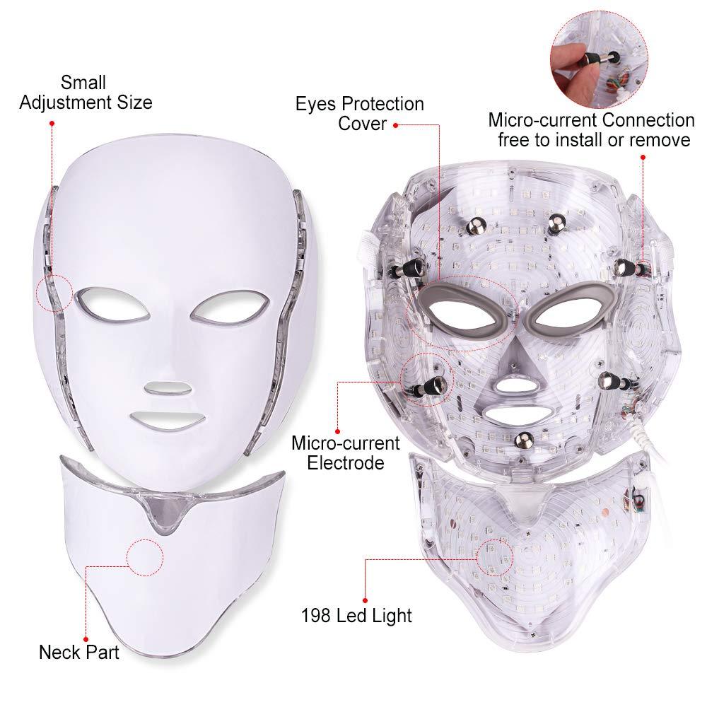 FDA Registered 7- Color LED Face and Neck Mask