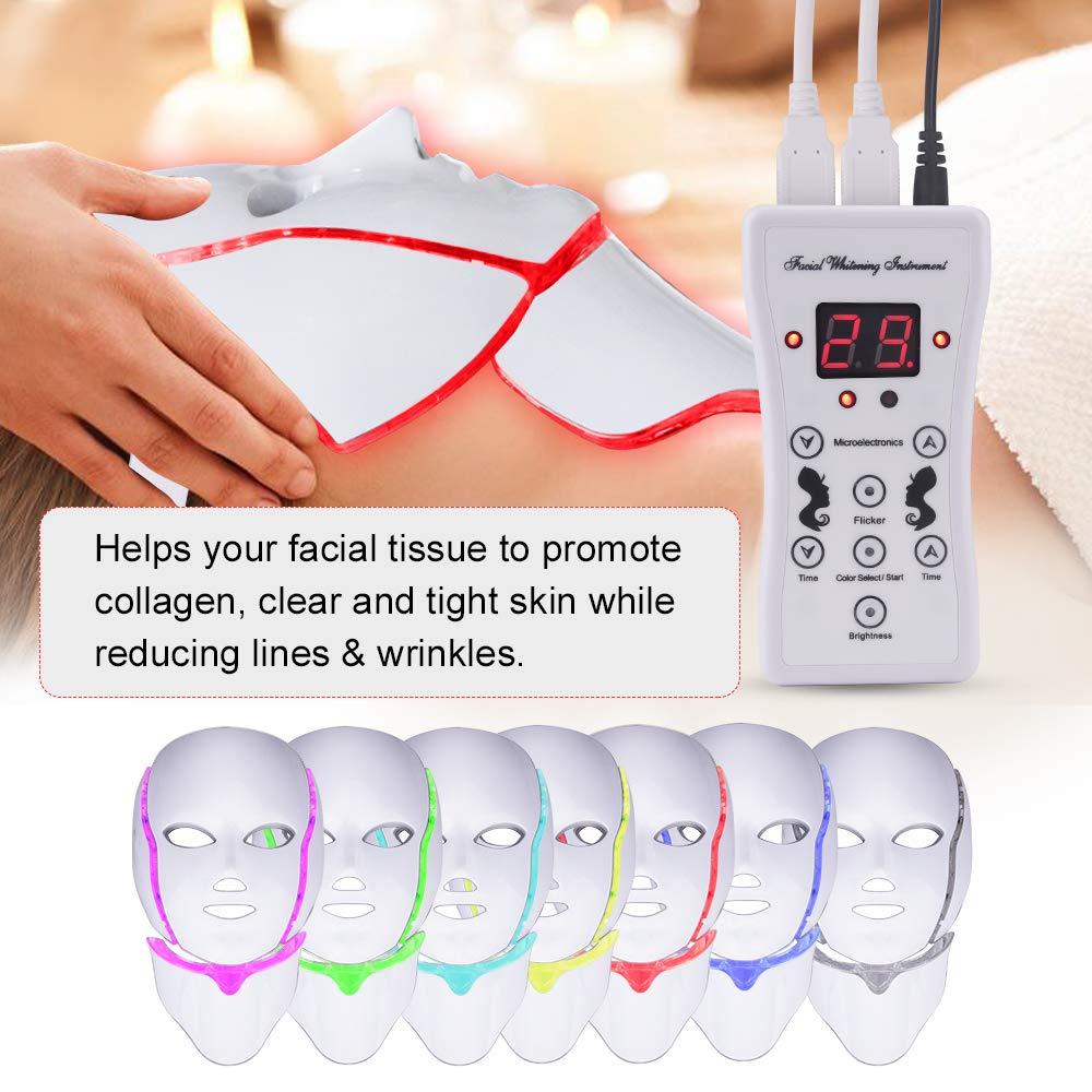 FDA Registered 7- Color LED Face and Neck Mask