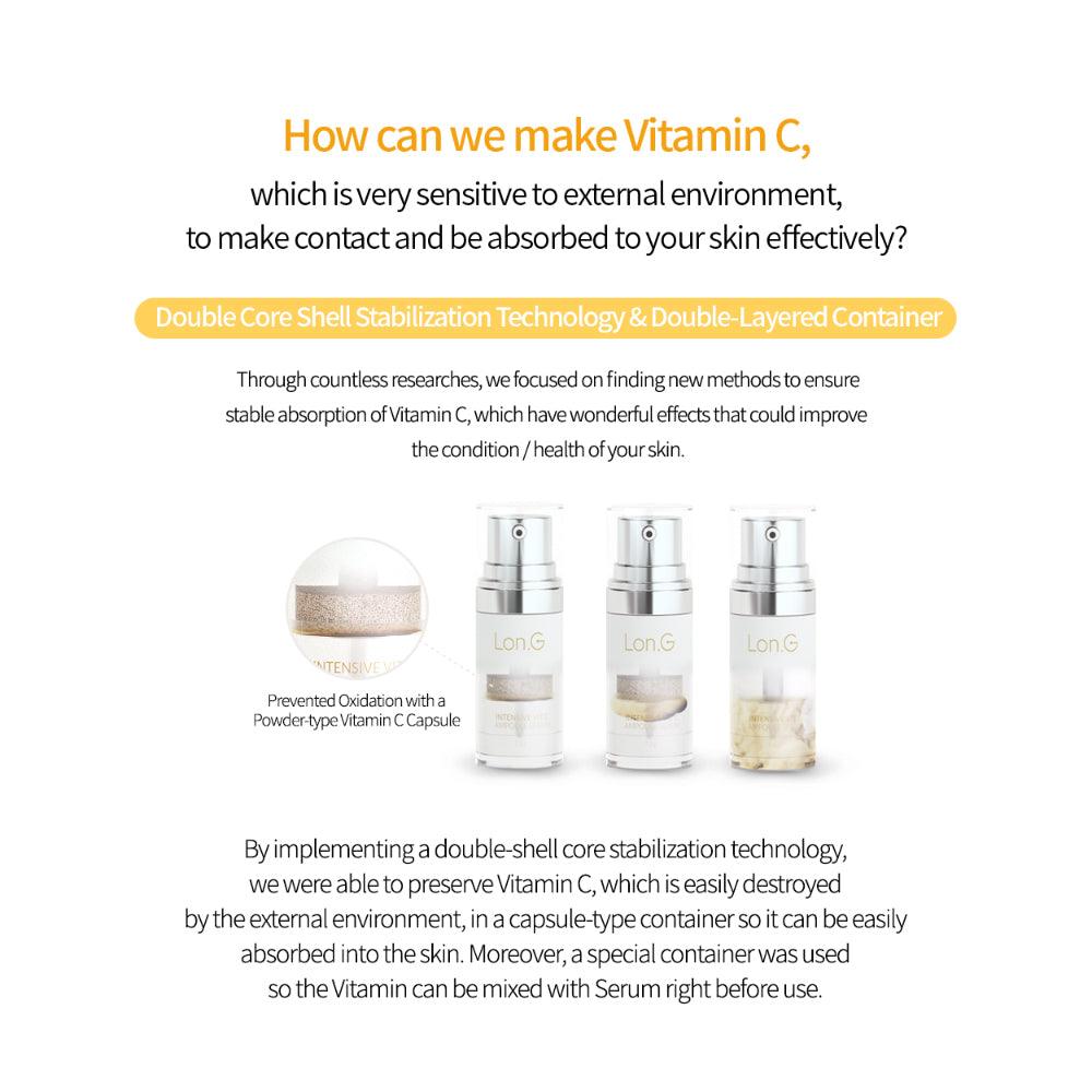 Korean skin care Lon.G vitamin C serum how its made.